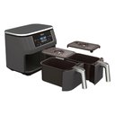 Ver imagem 3 de Fritadeira Air Fryer Ninja Foodi DZ201 2 Cestos 7.5L 6 em 1 Dualzone Antiaaderente 110V Preto