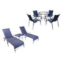 Ver imagem 1 de 4 Cadeiras e Mesa com Tampo e 2 Espreguiçadeiras Regulável Trama Original