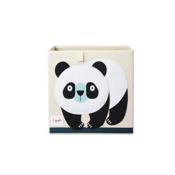 Cesto Organizador Quadrado Panda - 3 Sprouts - 1