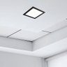 Plafon Led Slim de Embutir Preto 24w 6000k - 2
