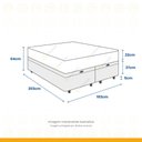 Ver imagem 4 de Cama Box Baú com Colchão de Molas Ensacadas Classic Pocket Super King 193cm