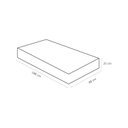 Ver imagem 2 de Colchão Solteiro Mola Ensacada 88CMX25CMX188CM Airtech Spring Pocket Ortobom Bege Branco