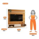 Ver imagem 2 de Painel para Tv Suspenso Evo Cinamomo Off White – Hb Móveis