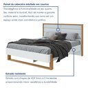 Ver imagem 6 de Cama Queen 160cm com LED Freetown 