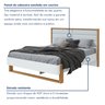 Cama Queen 160cm com LED Freetown  - 6
