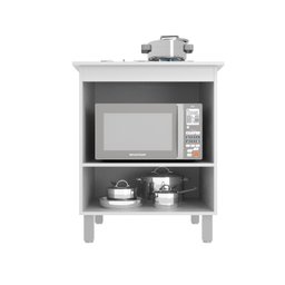 Balcão Para Cooktop 4 Bocas 1 Porta 1 Nicho para Forno - 4