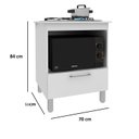 Ver imagem 3 de Balcão Para Cooktop 4 Bocas 1 Porta 1 Nicho para Forno