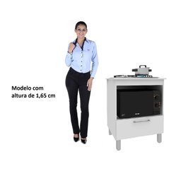 Balcão Para Cooktop 4 Bocas 1 Porta 1 Nicho para Forno - 5