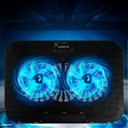 Ver imagem 3 de Base Refrigerada para Notebook 12" a 17" com 2 Coolers Silenciosos, 8 Níveis de Altura, Iluminação L