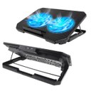 Ver imagem 6 de Base Refrigerada para Notebook 12" a 17" com 2 Coolers Silenciosos, 8 Níveis de Altura, Iluminação L