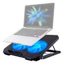 Ver imagem 2 de Base Refrigerada para Notebook 12" a 17" com 2 Coolers Silenciosos, 8 Níveis de Altura, Iluminação L