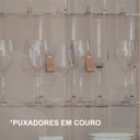 Ver imagem 6 de Cristaleira 4 Portas Plena Candian Amarelo/Cinamomo/Off White