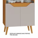 Ver imagem 5 de Cristaleira 4 Portas Plena Candian Amarelo/Cinamomo/Off White