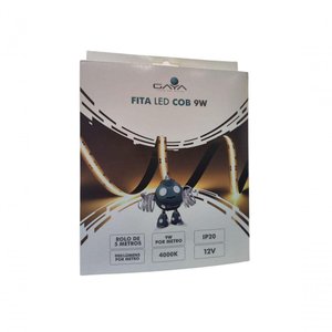 Fita Led Ip20 9w 4000k 12v Cob Gaya