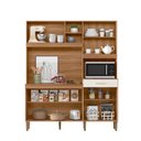 Ver imagem 3 de Cozinha Compacta Yara 160 Ipê Off White Nicioli