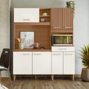 Ver imagem 1 de Cozinha Compacta Yara 160 Ipê Off White Nicioli