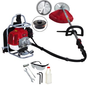 Roçadeira Costal Kawashima KW4300C 43cc Ideal Para Uso em Rodovias, Ambientes Públicos e Domé
