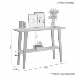 Aparador 121cm Formoso Candian  - 4