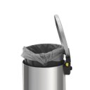 Ver imagem 3 de Lixeira com Pedal Tramontina Loop Aço Inox Polido 5 Litros