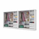 Ver imagem 2 de Closet Casal Duplo Dubai 6 Portas com Espelho 6 Gavetas