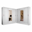 Ver imagem 3 de Closet Casal Duplo Dubai 6 Portas com Espelho 6 Gavetas