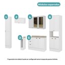 Ver imagem 2 de Cozinha Completa com Balcão Milla Stellar Gold 12 Portas MDF 310cm Branco