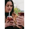 Cuia Coquinho Chimarrão com Bocal em Prata e Ouro Modelo Aranha 002PT 002PT - 6