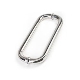 Puxador para porta de vidro inox Dorma com 30 cm - 1