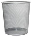 Ver imagem 1 de Lixeira com Tela sem Tampa Silver 9 L - Mimo Style - ALX04S