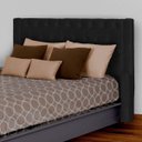 Ver imagem 2 de Kit Cabeceira e Calçadeira Baú Emma Suede Casal 140 Cm