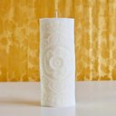 Ver imagem 1 de Vela Decorativa Cilíndrica Flor de Mandala Ramim Aromas Vela Decorativa Holística