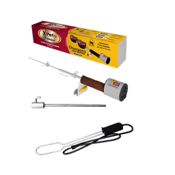 Kit Espeto Elétrico Giratório Premium com Acendedor 127v - 1