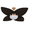 Ventilador de Teto Vidro Fechado Dunamis Pá Palmae Volare - 2