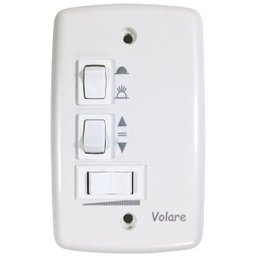 Ventilador de Teto Vidro Fechado Dunamis Pá Palmae Volare - 3