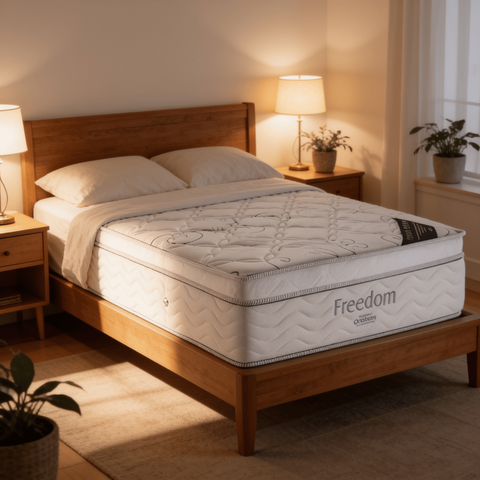 Colchão Ortobom Casal 138x188x32cm Freedom Molas Ensacadas Superpocket no Turn Hipersoft 32cm Altura