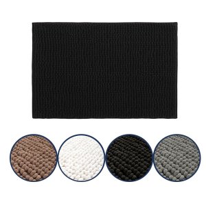 Tapete Joy para Banheiro 40cm X 60cm Preto Kapazi