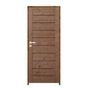 Ver imagem 2 de Kit Porta de Madeira 210x72cm Batente 11cm Fechadura Externa Stilo Rodam Abertura Direita Marrom/Pin