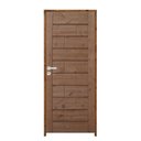 Ver imagem 2 de Kit Porta de Madeira 210x92cm Batente 11cm Fechadura Externa Stilo Rodam Abertura Esquerda Marrom/Pi