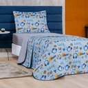 Ver imagem 2 de Colcha Solteiro Bouti Kids Dupla Face Estampado 2 Peças Game
