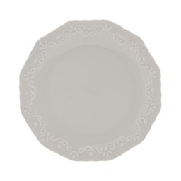 Jg 6 Pratos Wolff De Porcelana P/Sobremesa Alto Relevo 19Cm - 3