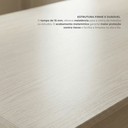 Ver imagem 6 de Escrivaninha em L Mesa de Escritório 150x120cm Studio Legno Crema Bege