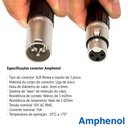 Ver imagem 3 de Multicabos com Conectores Xlr 4 Vias - Amphenol 12 Metros