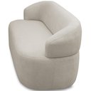 Ver mais imagens de Sofá 3 Lugares Orgânico Sala de Estar Living 170cm Carmen F04 Bouclê Bege - Lyam Decor
