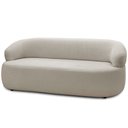 Ver imagem 1 de Sofá 3 Lugares Orgânico Sala de Estar Living 170cm Carmen F04 Bouclê Bege - Lyam Decor