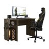 Mesa Gamer Enzo com Suporte Ébano Tana Decor Qmovi - 2