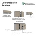 Ver imagem 4 de Armário de Cozinha Completa 280 Cm Branco/crema Vik Madesa 01