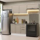 Ver imagem 1 de Armário de Cozinha Completa 280 Cm Branco/crema Vik Madesa 01
