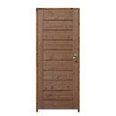 Ver imagem 2 de Kit Porta Pronta 210x92cm Batente 11cm Fechadura Externa 3B Abertura Esquerda Marrom