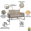 Ver imagem 4 de Jogo 2 Poltronas 1 Namoradeira para Área Externa Confortável Varanda Alta Qualidade Resistente