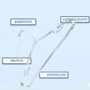 Ver imagem 5 de Kit 30 Cabides Adulto Cristal Transparente com Cavas Reforçado